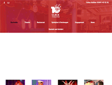 Tablet Screenshot of clack-theater.de